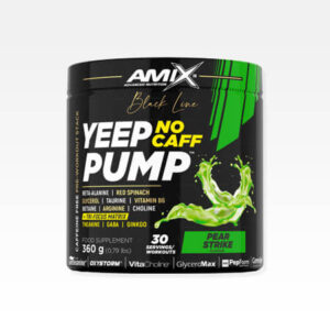 Amix Yeep PUMP prework bez kofeina 360g pear strike SPORT SUPLEMENTI