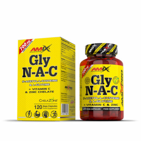 Nac+glycine+zink+vit C 120vegan caps