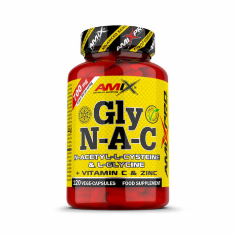 Nac+glycine+zink+vit C 120vegan caps