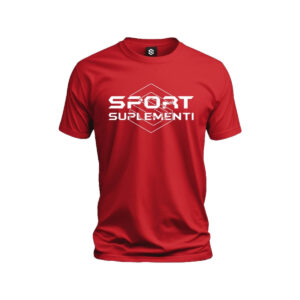 Majica Sport suplementi premium kvalitet CRVENA FRONT
