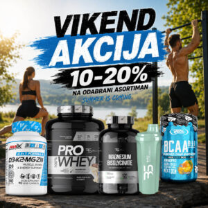 vikend akcija sportsuplementi maj 2026